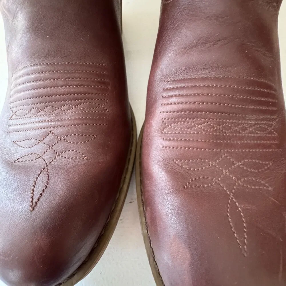 Durango Men’s Brown Leather Western Cowboy Boots Size 10 D  NEW